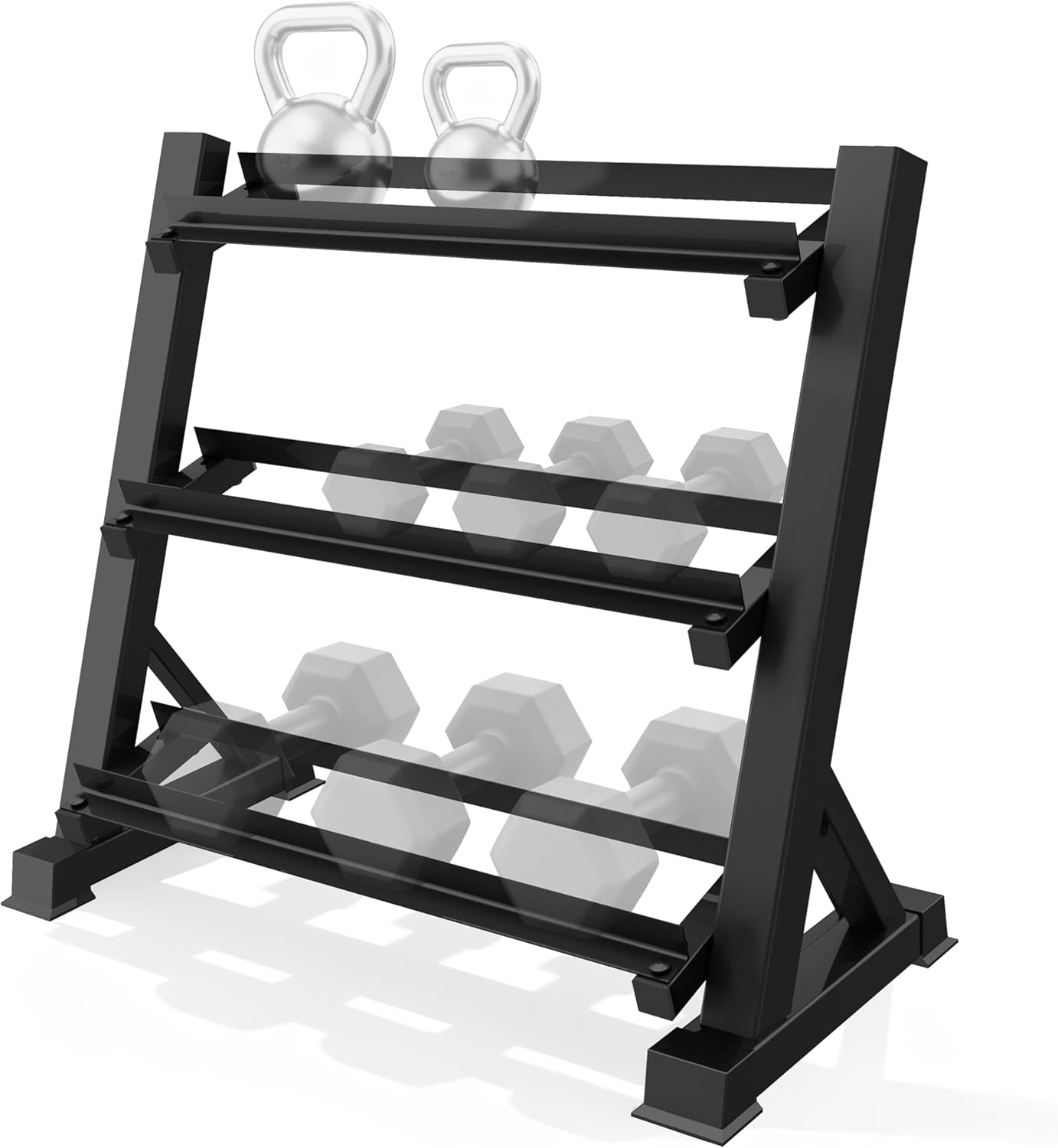 Home Gym Training - Home Gym Dumbbell Rack, Iron Material,