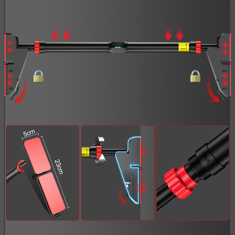 Home Gym Budget - Doorway Pull up Bar Budget-Friendly Home