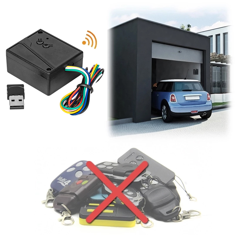 Home Gym Garage - Universal Car Wireless Transmitter And Receiver