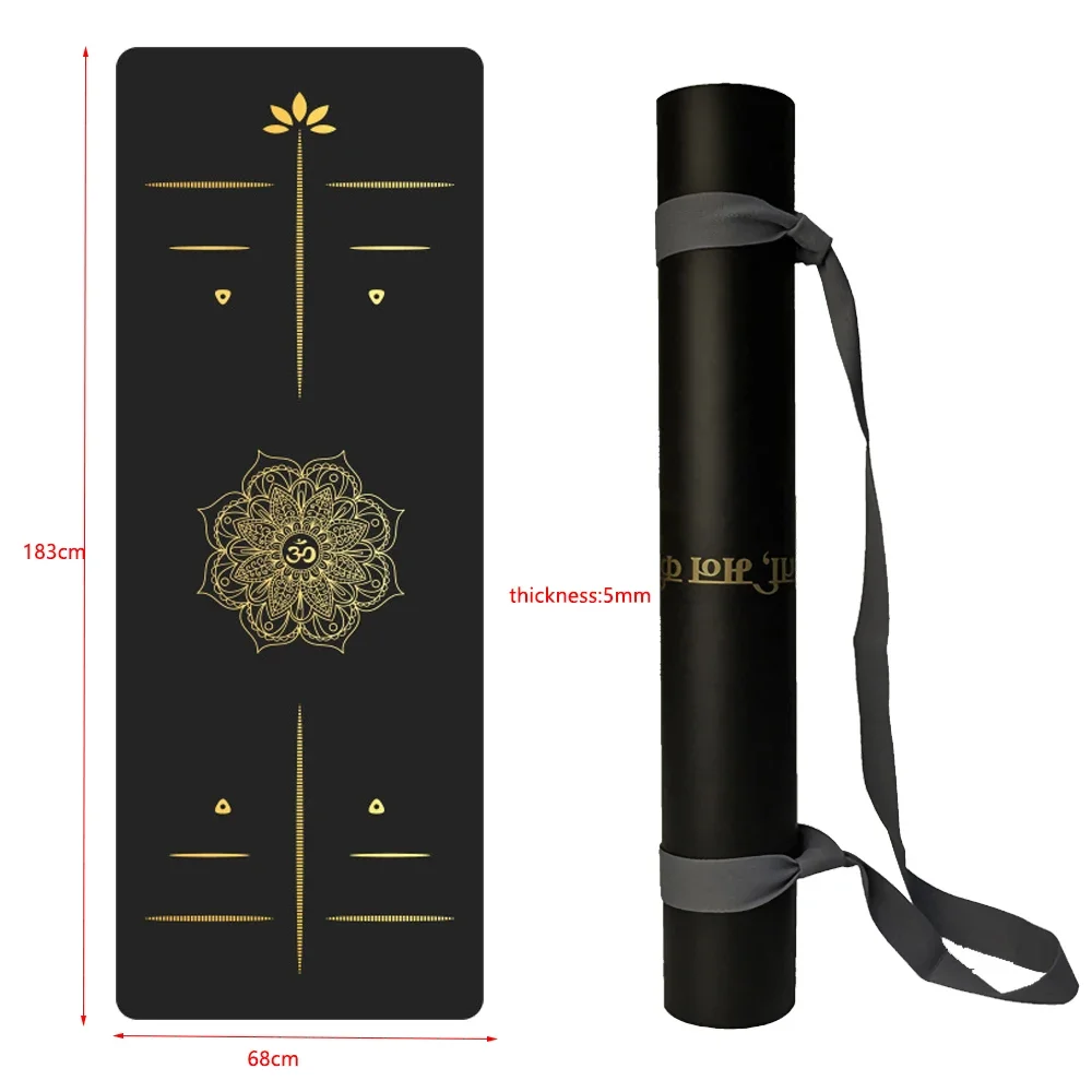 Home Gym Rubber Flooring - 183cm Home Exercise PU Yoga Durable