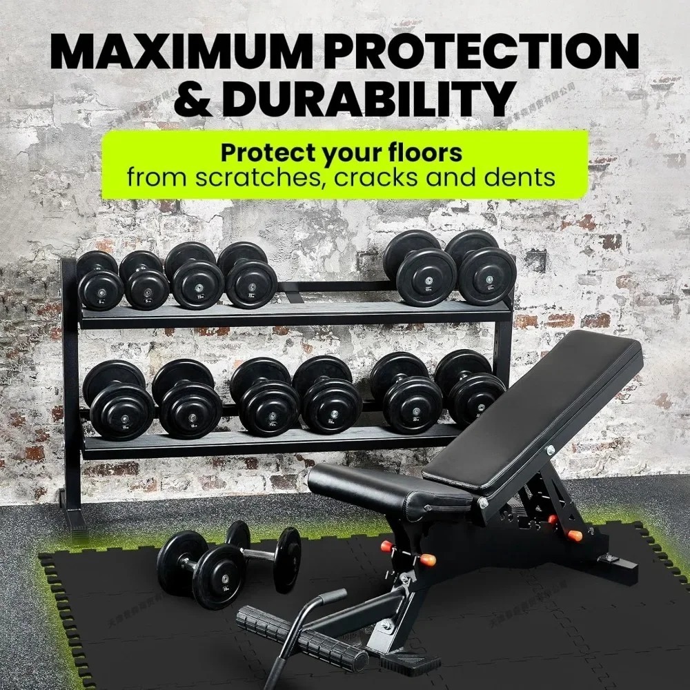 10Pcs Gym Floor Mat EVA Foam P - Home Gym In Garage avis et prix