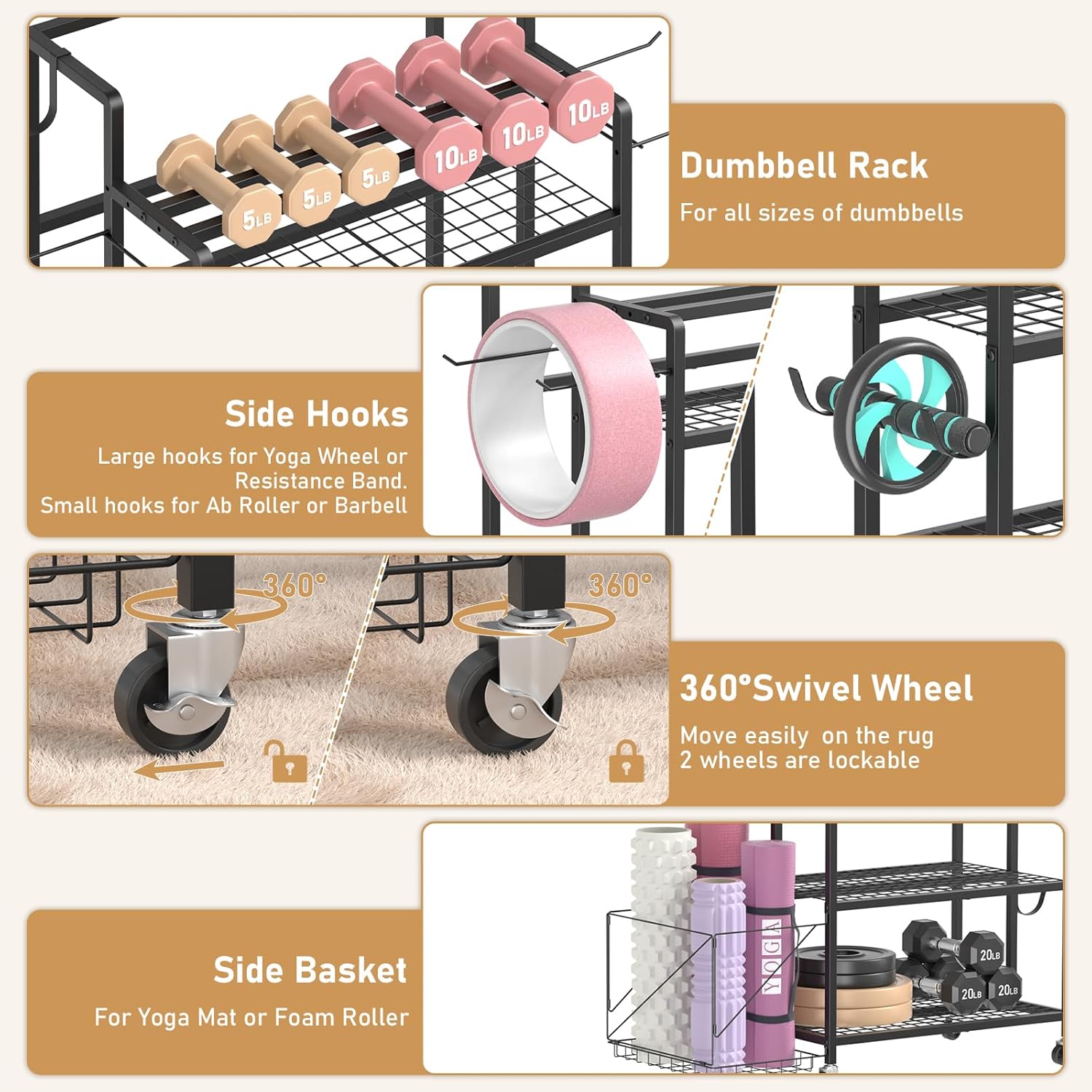 Home Gym Storage, No Material  - Home Gym Training avis et prix
