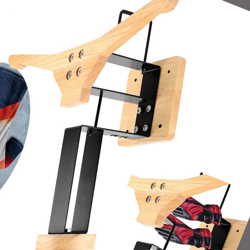 Wood Motorcycle Helmet Holder  - Home Gym Garage avis et prix