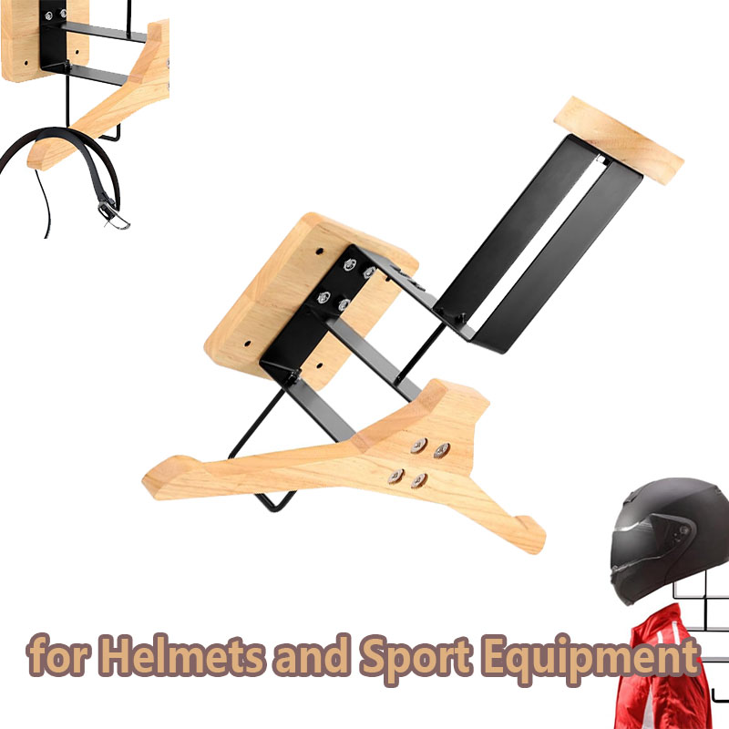 Wood Motorcycle Helmet Holder  - Home Gym Garage avis et prix