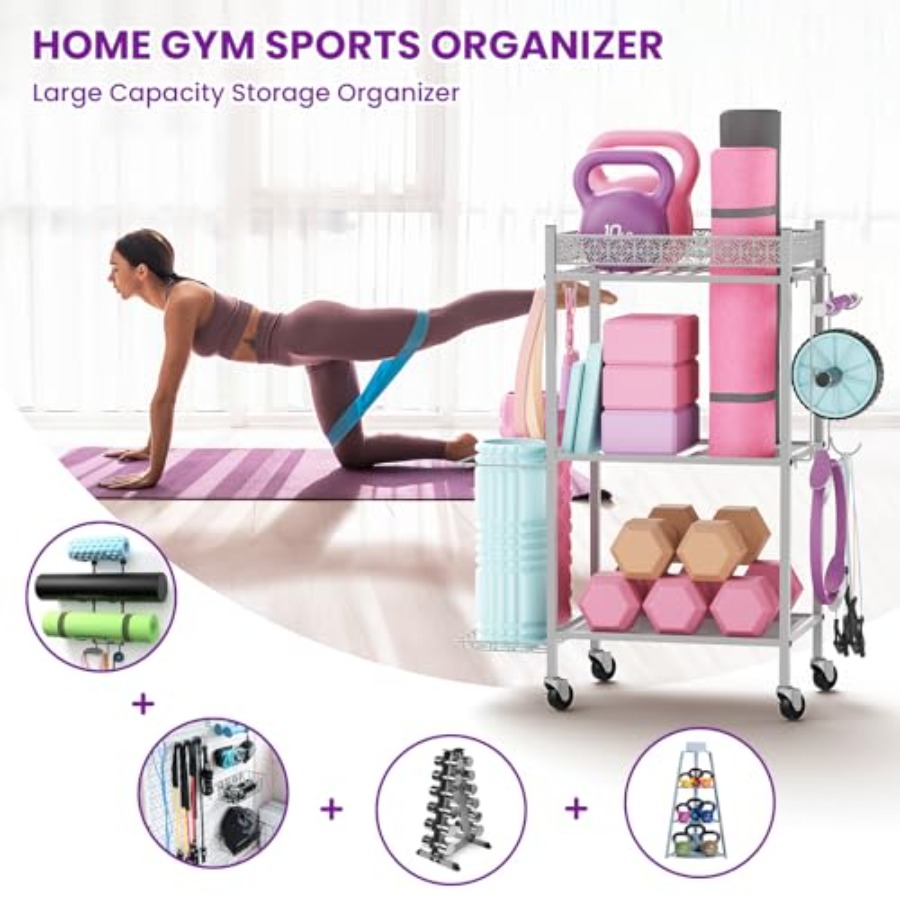 Yoga Mat Storage Rack Home Gym - Home Gym Yoga Storage avis et prix