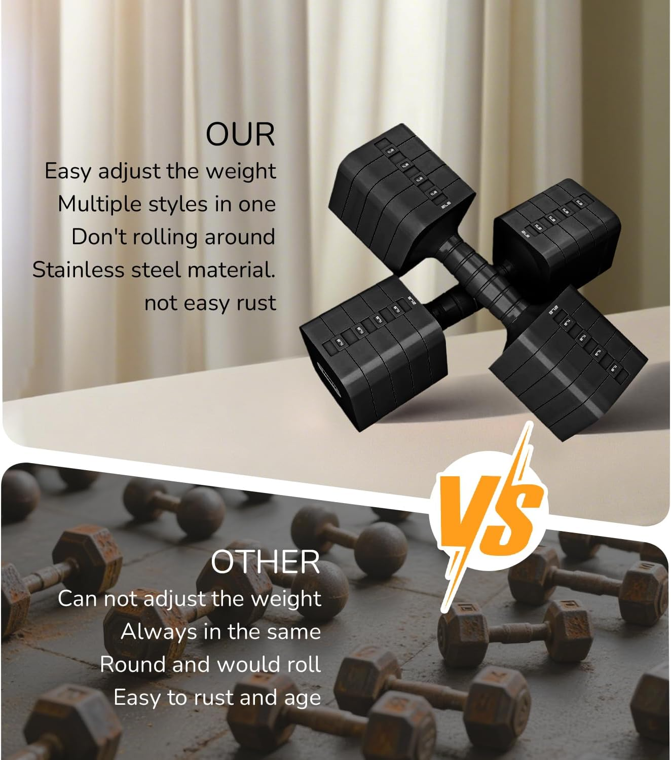 Adjustable Dumbbell Set 16-20L - Home Gym Training avis et prix