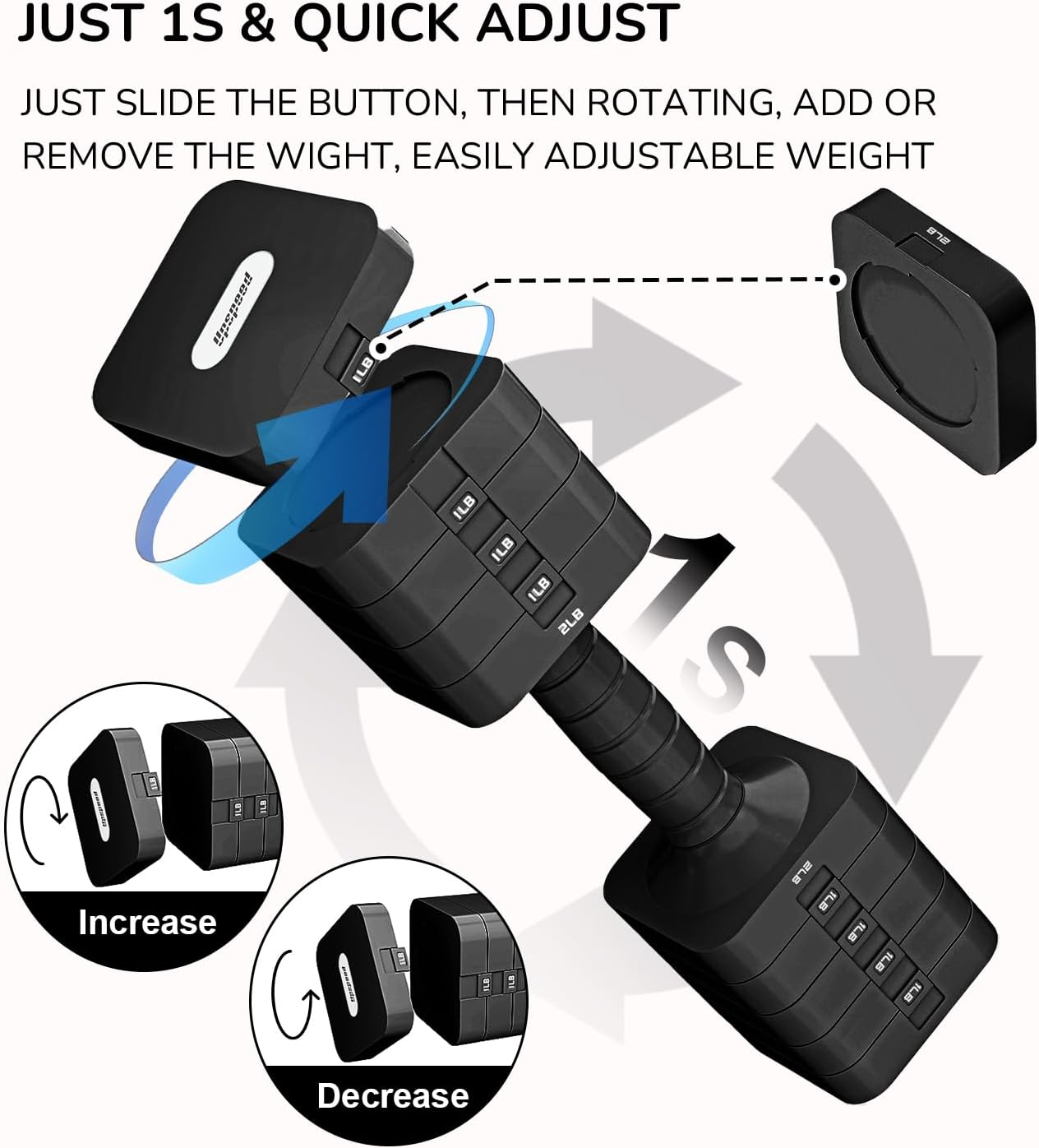 Adjustable Dumbbell Set 16-20L - Home Gym Training avis et prix