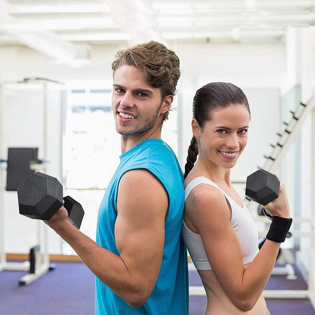 Set of 2 Hex Dumbbells for Hom - Home Gym Designs avis et prix