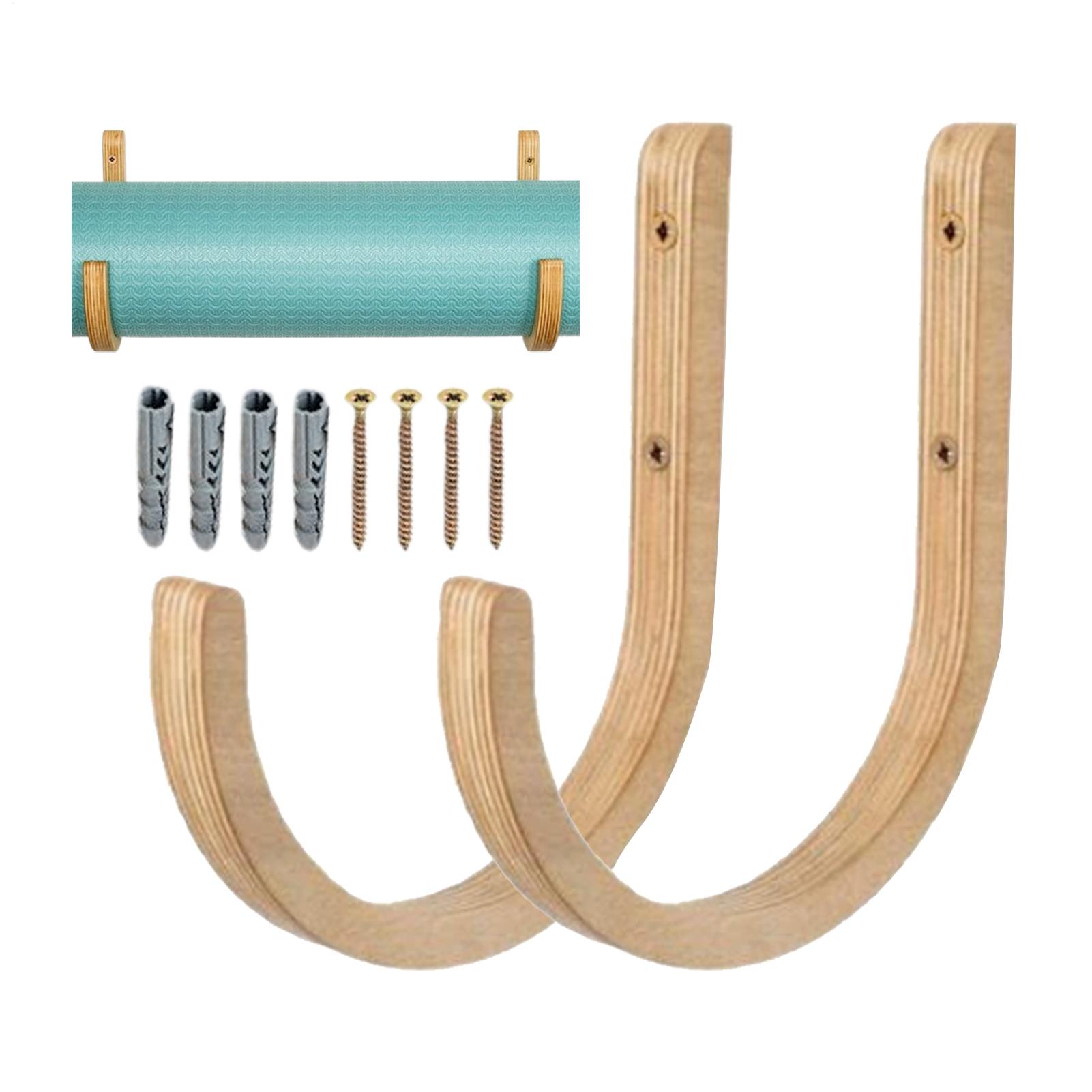 Wooden Yoga Mat Holder Wall Mo - Home Gym Yoga Storage avis et prix