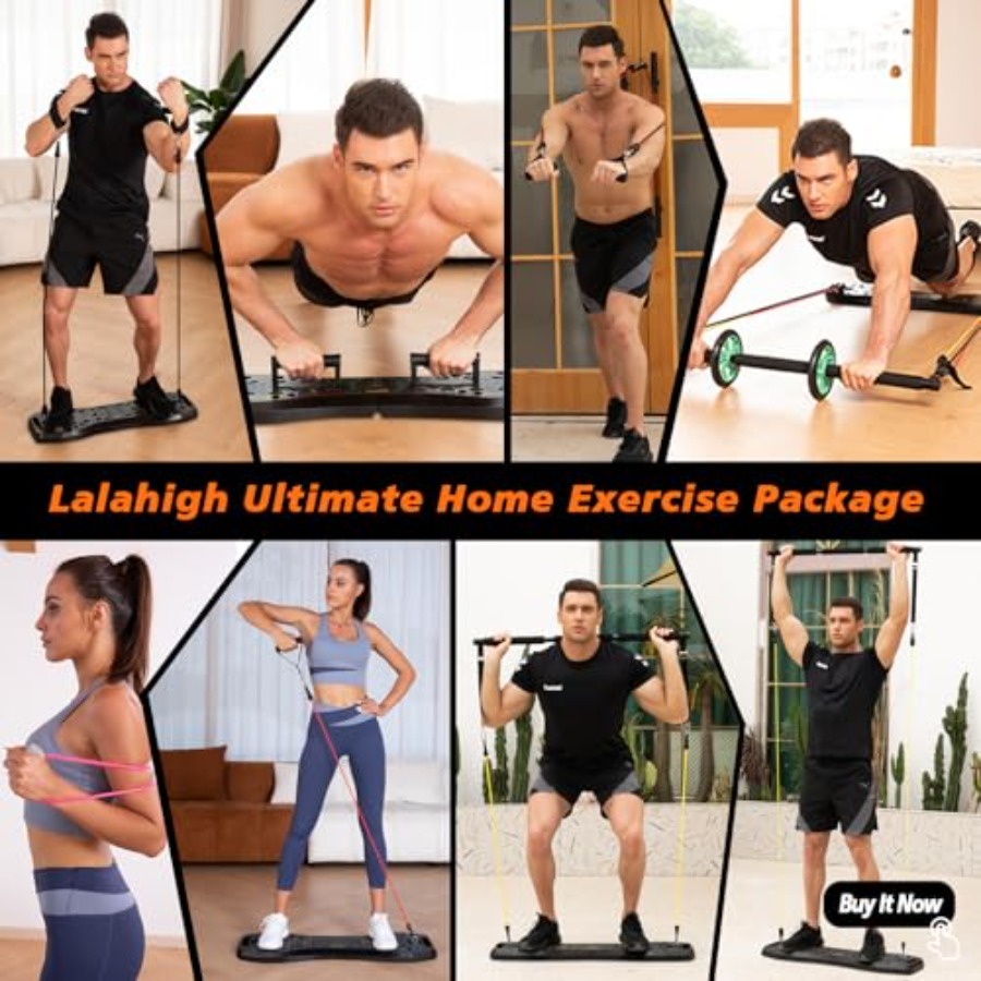 Push Up Board 36 in 1 Home Gym - Ab Roller Wheel avis et prix