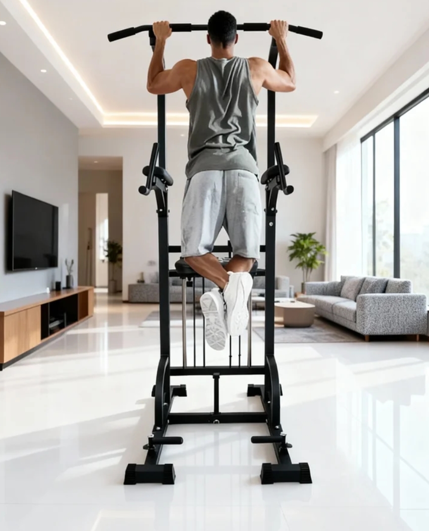 Power Tower Pull-Up Dip Statio - Home Gym Garage avis et prix