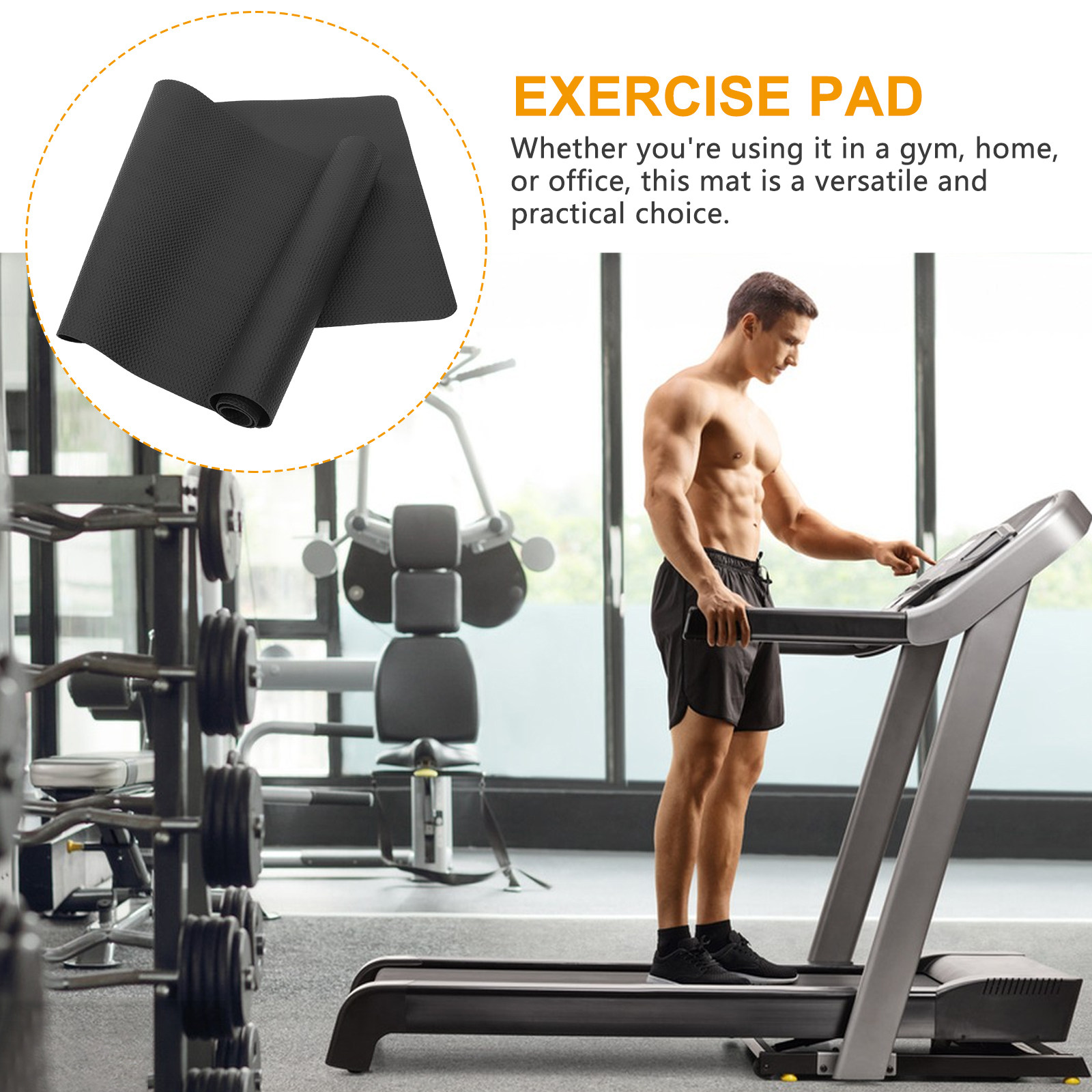 Rubber Nbr Treadmill Shock Abs - Home Gym Rubber Flooring avis et prix