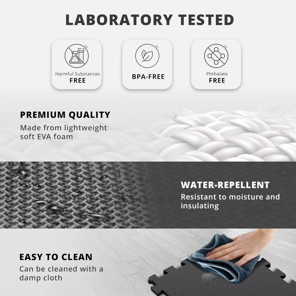 Gym Flooring Eva Soft Foam Flo - Home Gym Rubber Flooring avis et prix