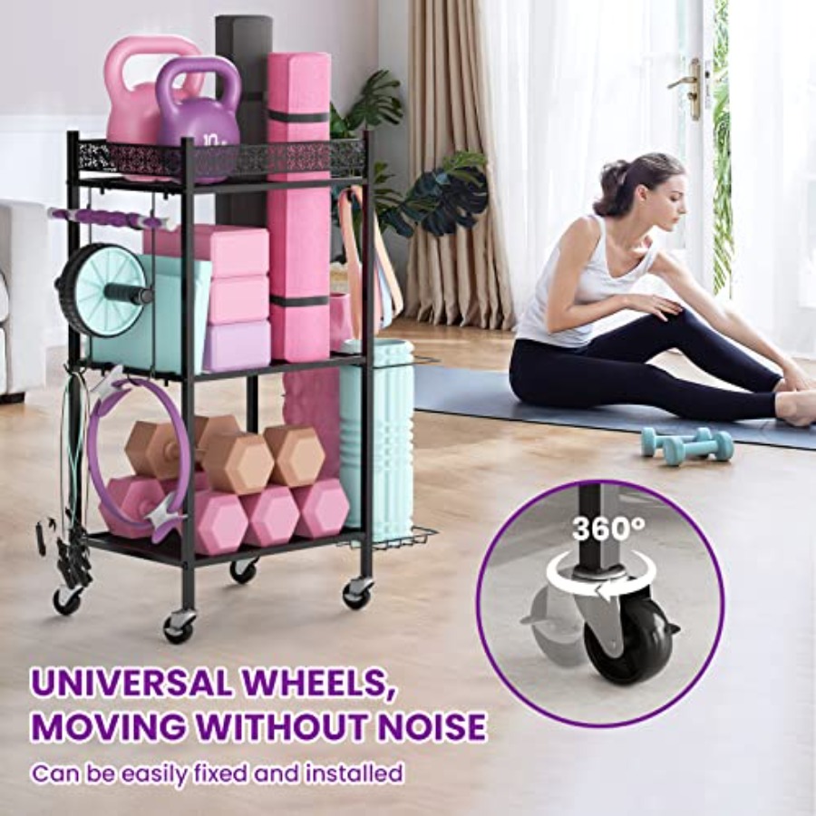Home Gym Storage Rack for Yoga - Home Gym Yoga Storage avis et prix