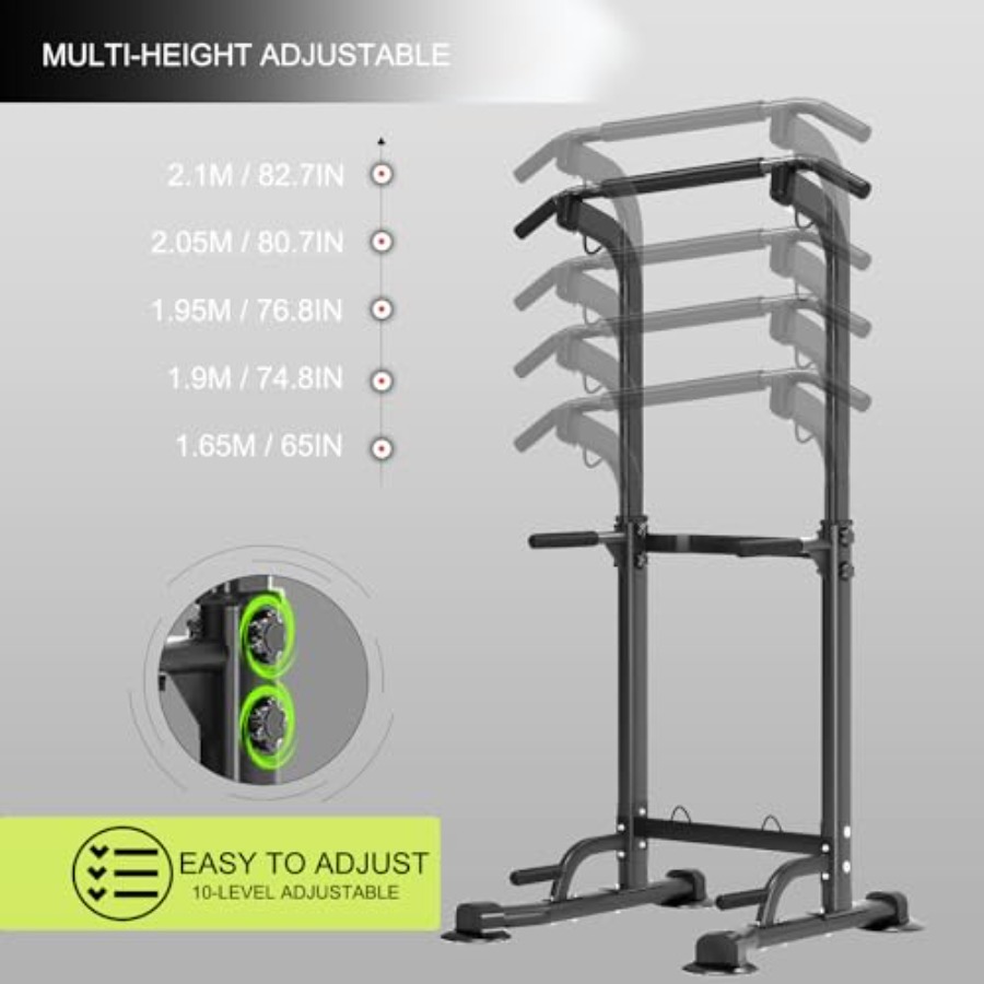 Power Tower Pull Up Bar Height - Home Gym Designs avis et prix