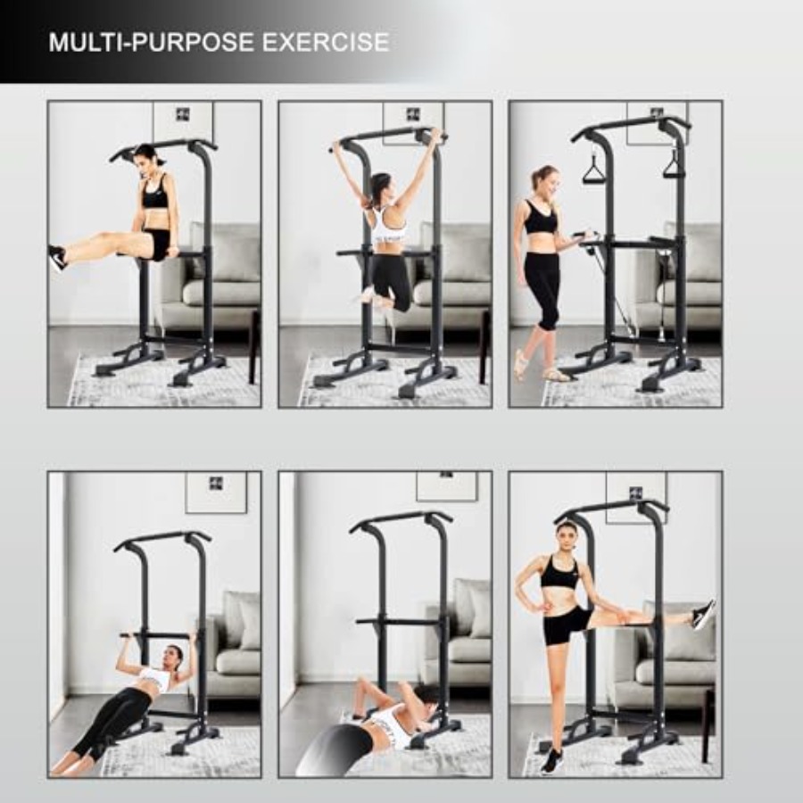 Power Tower Pull Up Bar Height - Home Gym Designs avis et prix