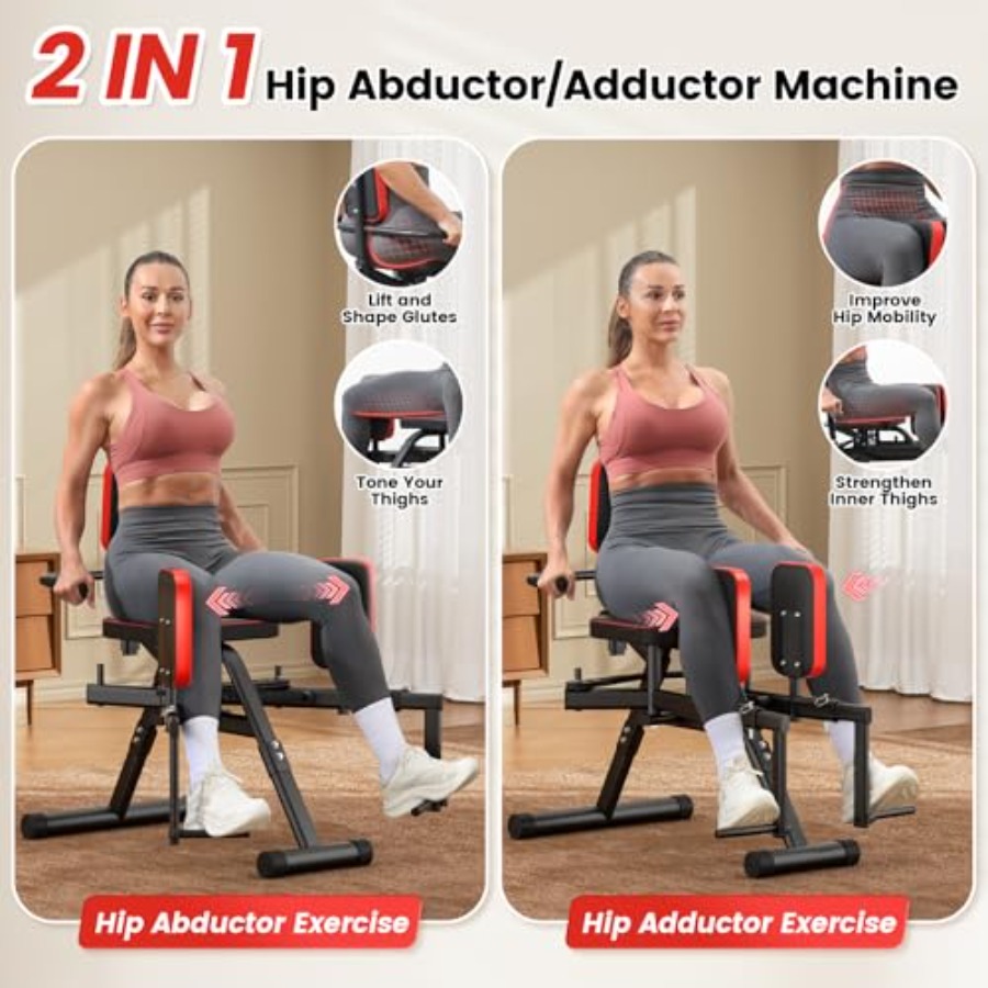 2-in-1 Hip Abductor Adduction  - Home Gym Designs avis et prix