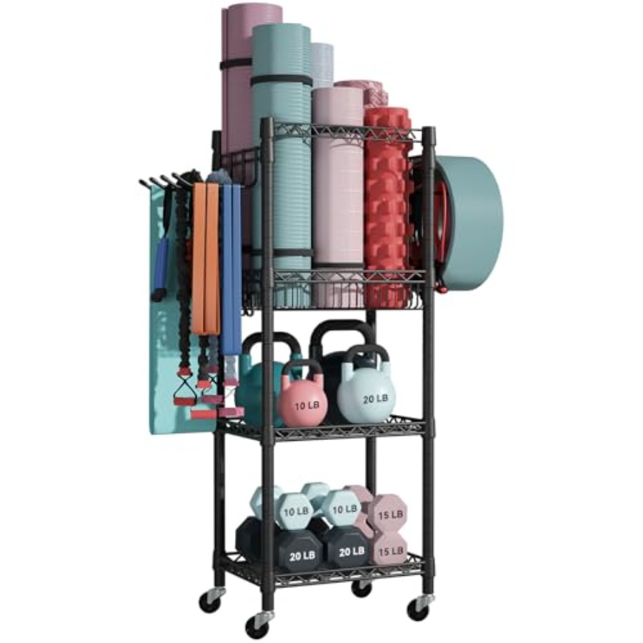 Home Gym Storage 3 Tiers Worko - Home Gym Yoga Storage avis et prix
