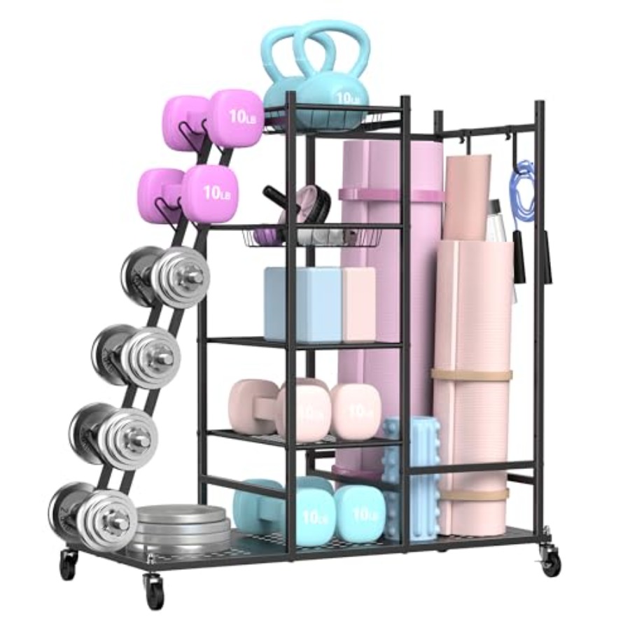 Weight Rack for Dumbbells Home - Home Gym Yoga Storage avis et prix