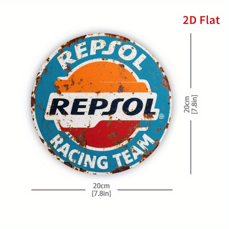 2D Flat, 1pc Vintage REPSOL Lo - Home Gym In Garage avis et prix