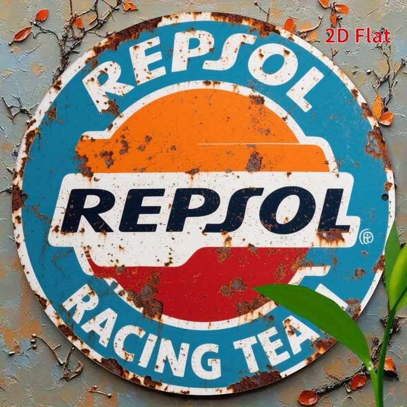 2D Flat, 1pc Vintage REPSOL Lo - Home Gym In Garage avis et prix