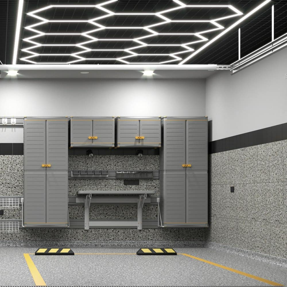 Hexagonal Garage Light 110-240 - Home Gym In Garage avis et prix