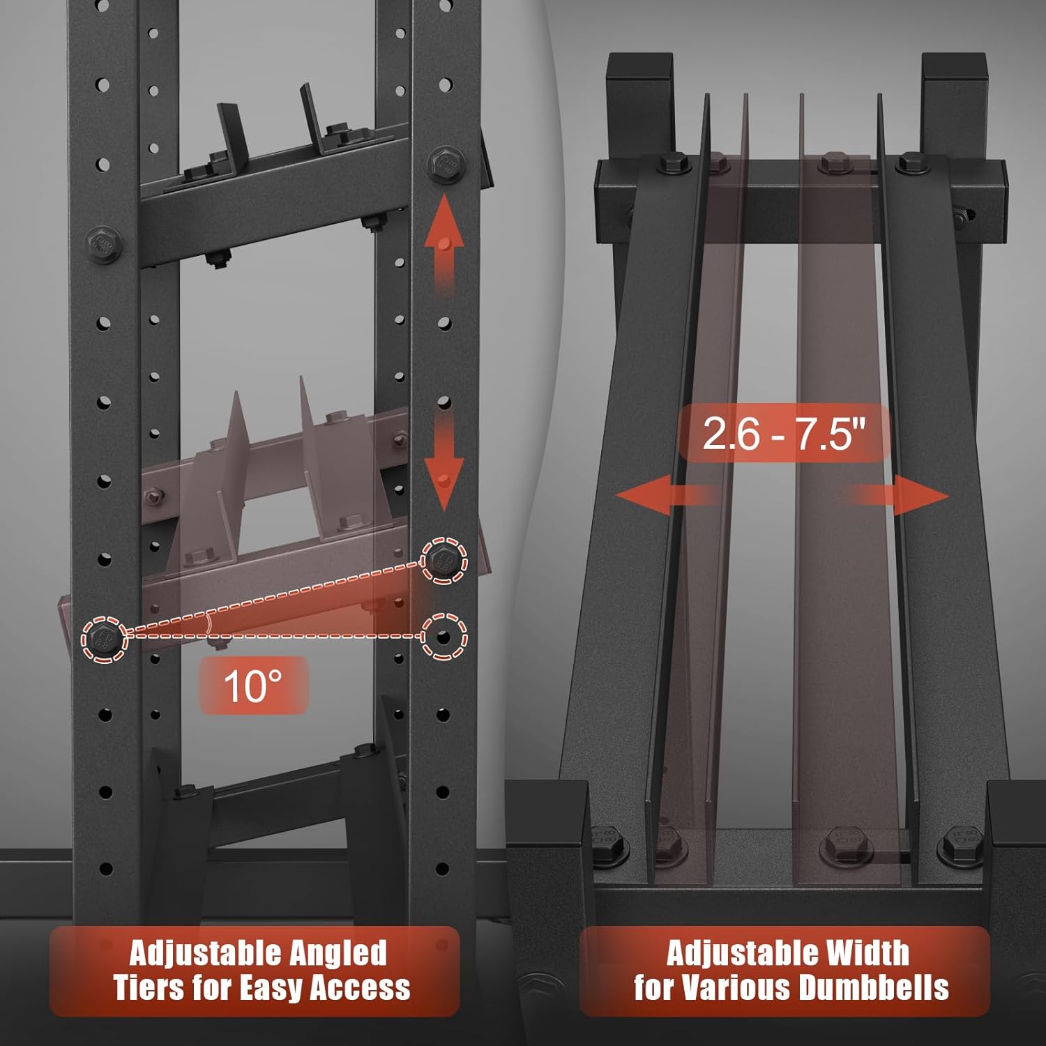 Adjustable 3-Tier Dumbbell Rac - Home Gym Training avis et prix