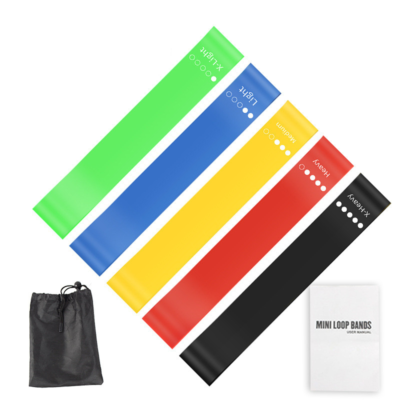5Pcs TPE Resistance Bands Set  - Home Gym Yoga Storage avis et prix