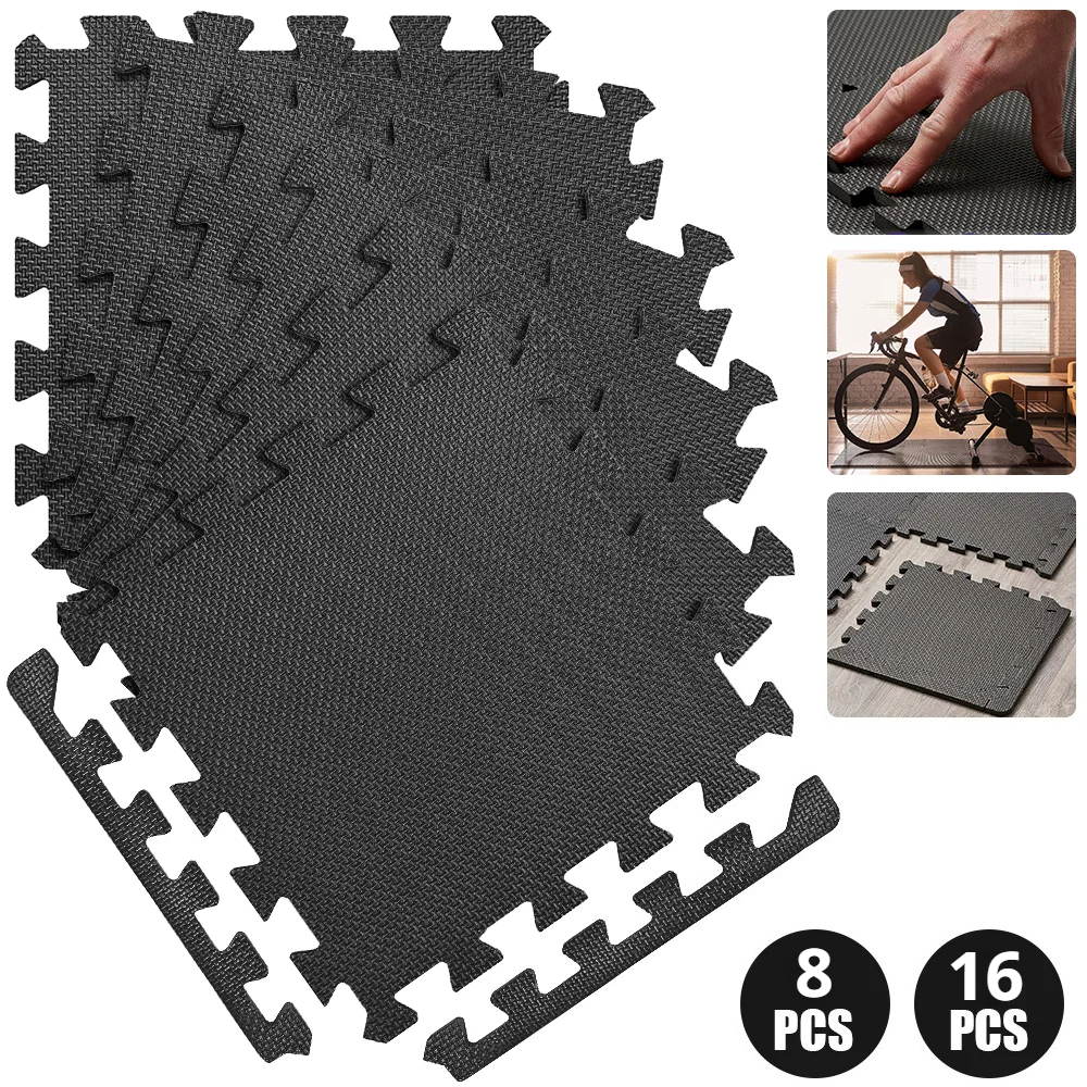 8/16 Pcs Gym Mat Cross-pattern - Home Gym In Garage avis et prix