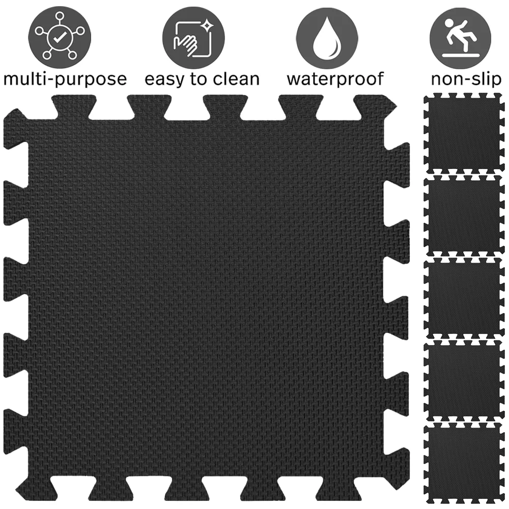 8/16 Pcs Gym Mat Cross-pattern - Home Gym In Garage avis et prix