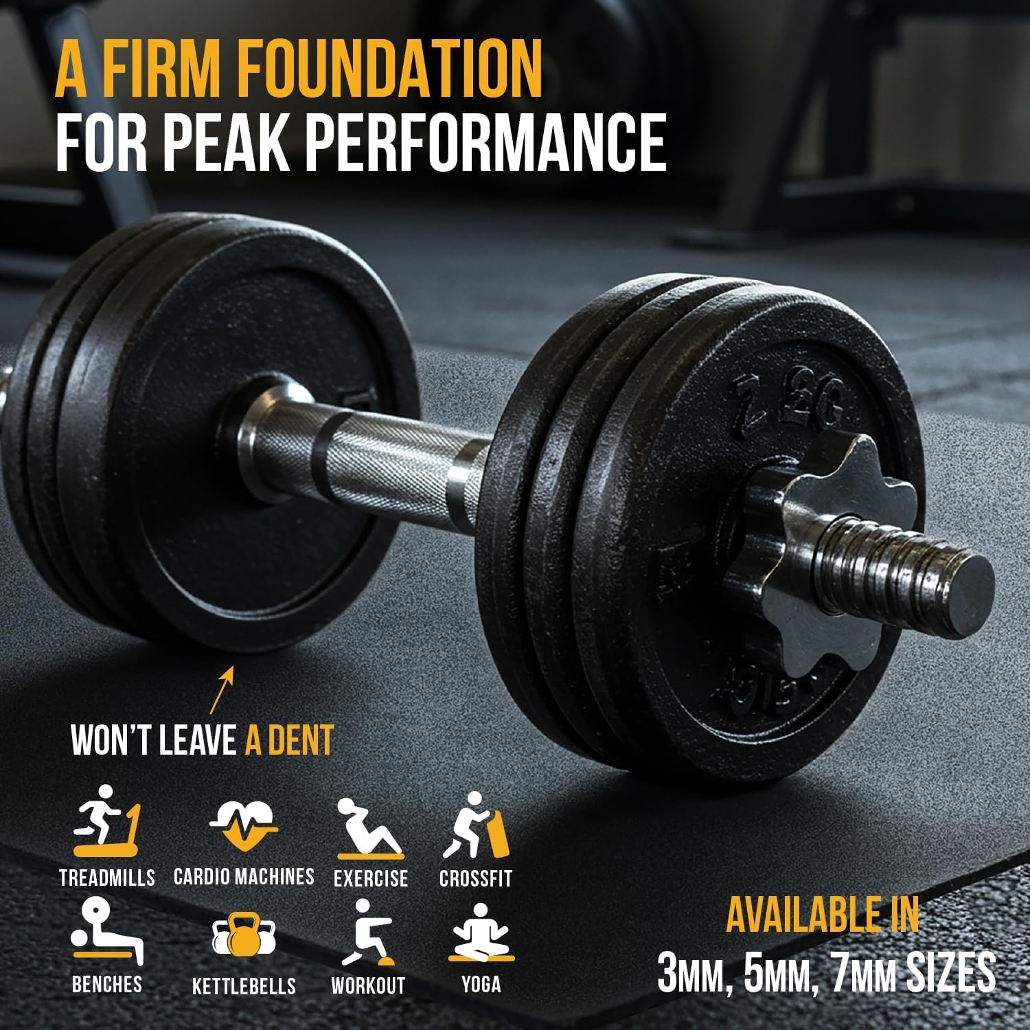 Thick Recycled Rubber Exercise - Home Gym Rubber Flooring avis et prix