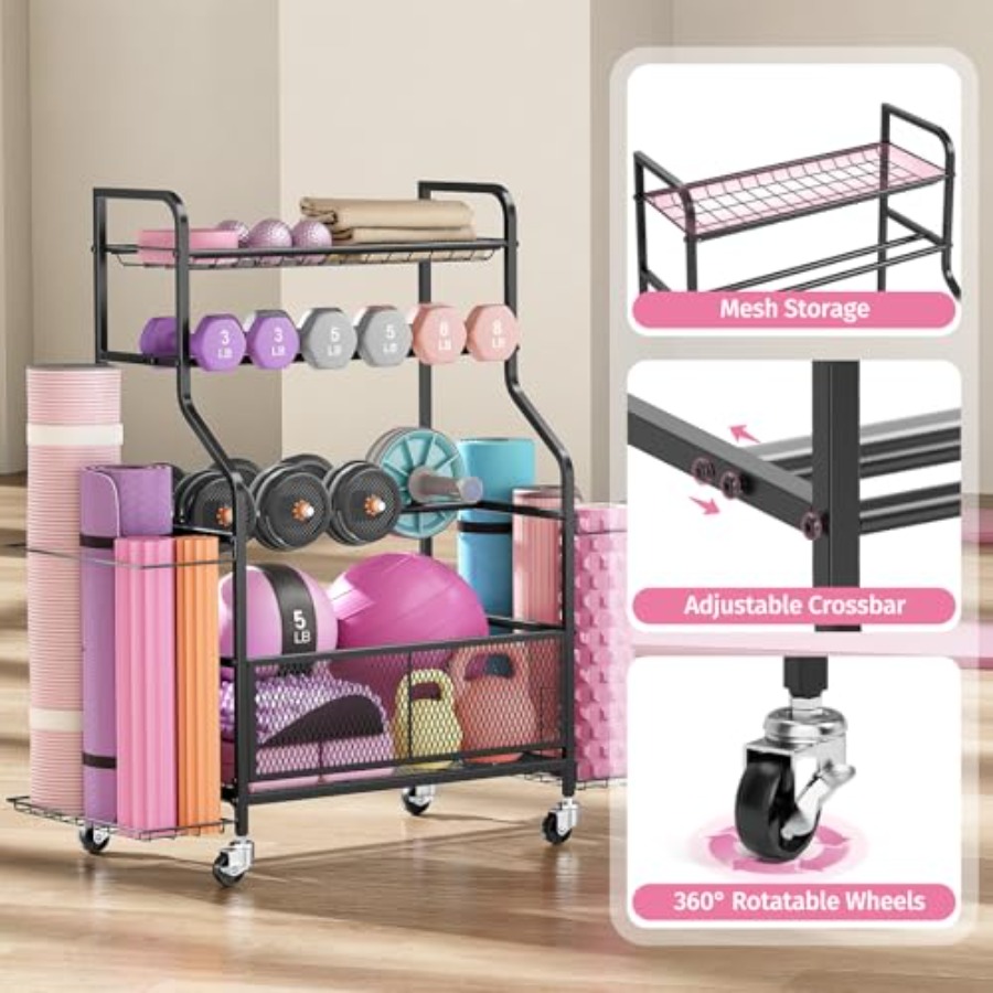 Dumbbell Rack Weight Storage R - Home Gym Yoga Storage avis et prix