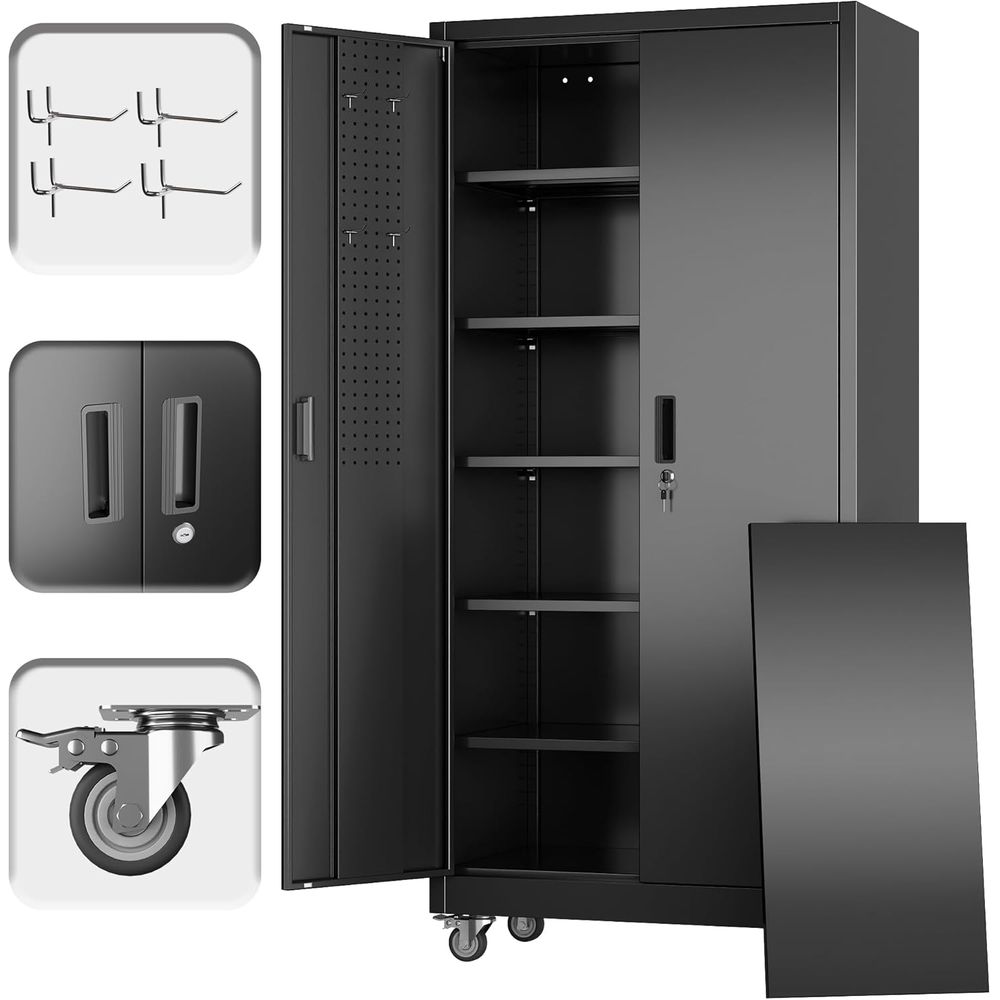 Portable Metal Storage Cabinet - Home Gym In Garage avis et prix