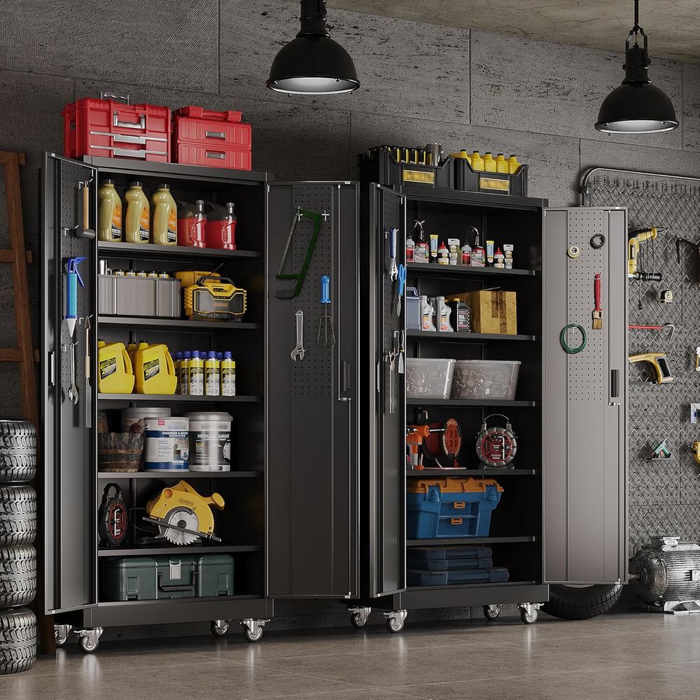 Portable Metal Storage Cabinet - Home Gym In Garage avis et prix