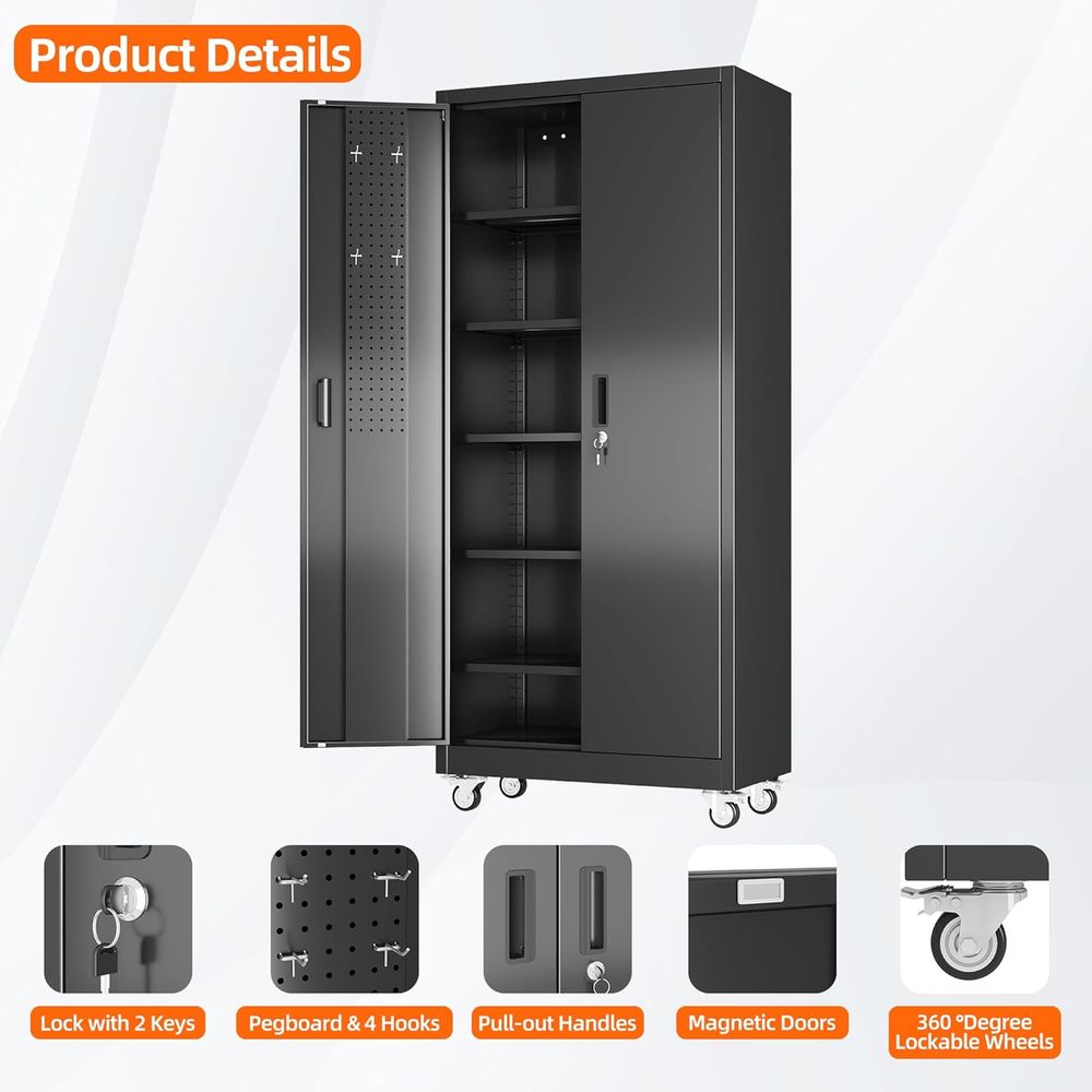 Portable Metal Storage Cabinet - Home Gym In Garage avis et prix
